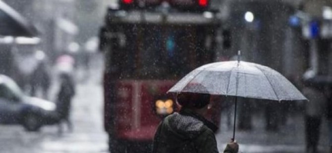METEOROLOJİ'DEN İSTANBUL'A KUVVETLİ YAĞIŞ UYARISI