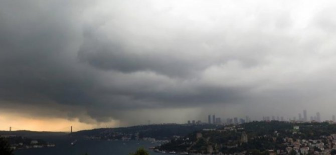 METEOROLOJİ'DEN MARMARA BÖLGESİNE  FIRTINA UYARISI