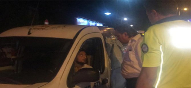 TERS YÖNE GİRDİ  EMNİYET MÜDÜRÜNE YAKALANDI