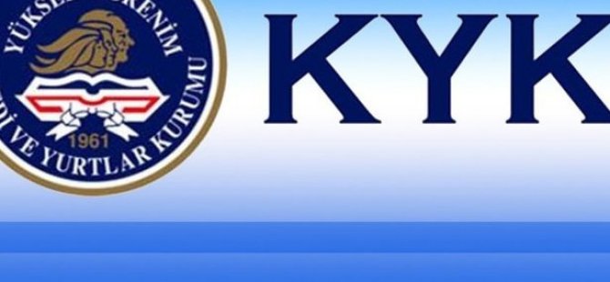 KYK YURT BAŞVURU SONUÇLARI  AÇIKLANDI