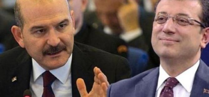 SÜLEYMAN SOYLU'DAN İMAMOĞLU'NA TEHDİT