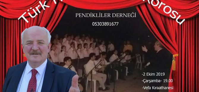 TÜRK HALK MÜZİĞİ KOROSU YENİ KAYITLARI 2 EKİM'DE BAŞLIYOR