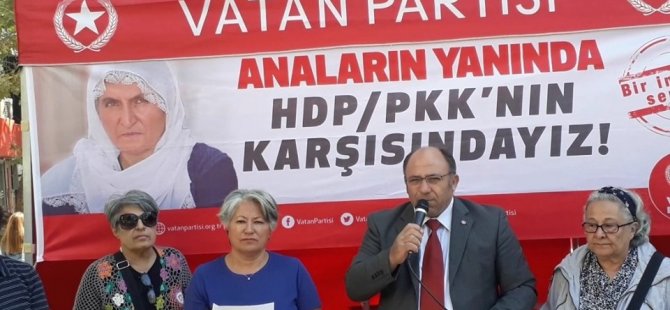 VATAN PARTİSİ OLARAK DİYARBAKIR'LI ANALARIN YANINDAYIZ