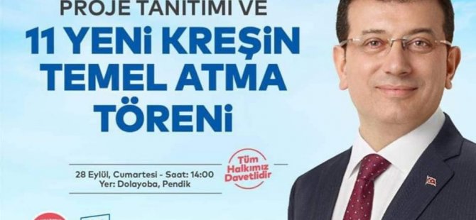 İMAMOĞLU'NDAN BİR İLK; PENDİK'E 11 KREŞ KAZANDIRACAK