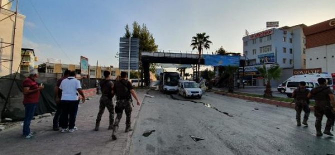 ADANA'DA POLİS ARACINA HAİN SALDIRI