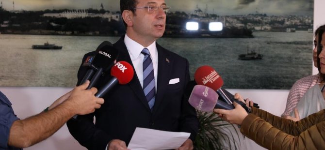 İMAMOĞLU'NDAN HAYDARPAŞA GAR İHALESİYLE İLGİLİ AÇIKLAMA