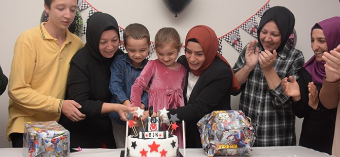 ASKIDA PASTA PROJESİ MİNİKLERİN DOĞUM GÜNÜNÜ KUTLUYOR
