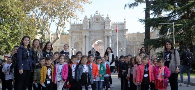 KARTAL BELEDİYESİ KREŞ ÖĞRENCİLERİ DOLMABAHÇE SARAYI'NI ZİYARET ETTİ
