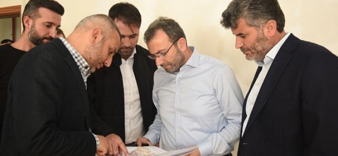 BAŞKAN AHMET CİN YENİ BELEDİYE BİNASINI YERİNDE İNCELEDİ