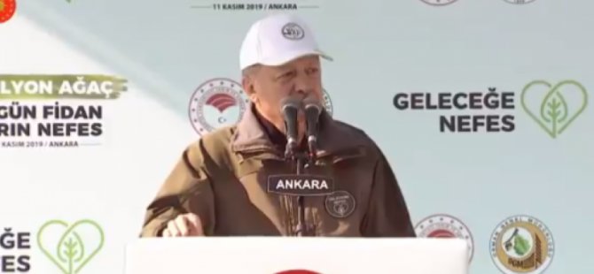 ERDOĞAN;''TIYNETLERİ GEREĞİ TEMEL ATMAMA TÖRENİ DÜZENLEMİŞLER''