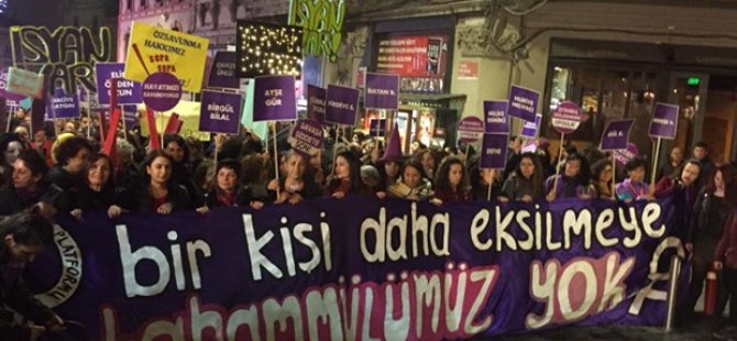 KADINA ŞİDDET GÜNÜ'NDE ŞİDDETE UĞRADILAR