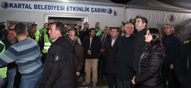 KARTAL'DAN ELAZIĞ'A YARDIM TIRI YOLA ÇIKTI