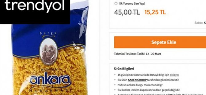KORANAVİRÜS FIRSATÇILIĞI YAPAN FİRMALARDAN AÇIKLAMA GELDİ