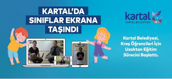 KARTAL’DA SINIFLAR EKRANA TAŞINDI