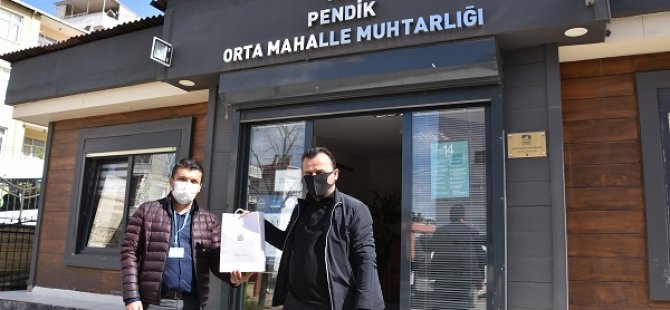 PENDİK'TE MASKE DAĞITIM KAPSAMI GENİŞLETİLİYOR