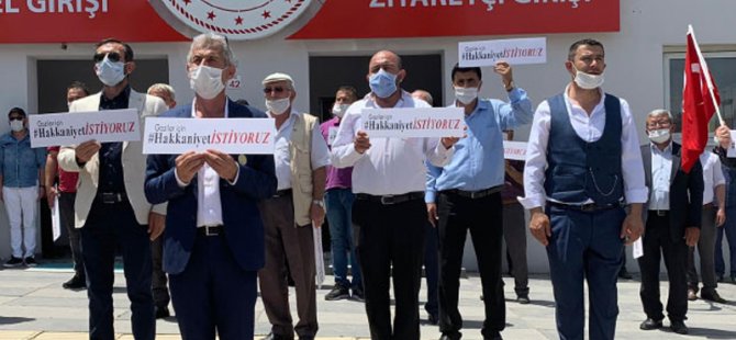 15 TEMMUZ ŞEHİT VE GAZİ YAKINLARI EYLEM YAPTI