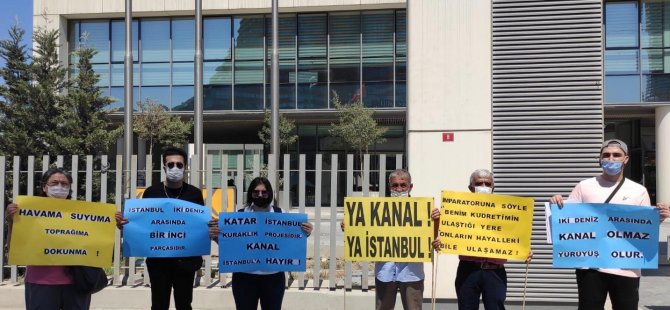 CHP PENDİK ÇINARDERE MAHALLE BİRİMİNDEN   KANAL İSTANBUL PROTESTOSU