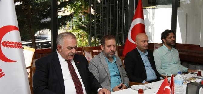 YENİDEN REFAH PARTİSİ PENDİK İLÇE BAŞKANI BASIN MENSUPLARIYLA BİR ARAYA GELDİ