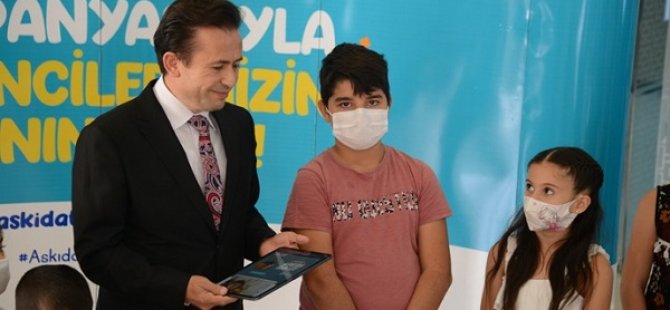 BAŞKAN ŞADİ YAZICI'DAN BİR İLK DAHA! ASKIDA TABLET UYGULAMASINI BAŞLATTI