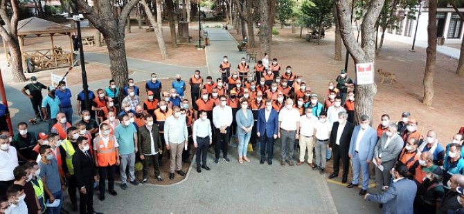 BAŞKAN AHMET CİN'İN KATILIMIYLA  PENDİK KÖŞE BUCAK TEMİZLENİYOR