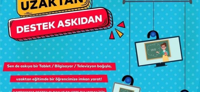 KARTAL BELEDİYESİ'NDEN ÖĞRENCİLERE TABLET DESTEĞİ KAMPANYASI