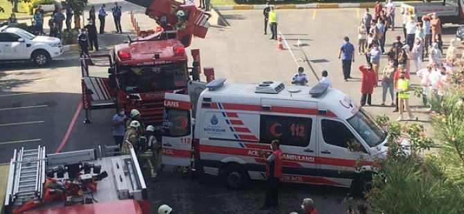 KARTAL'DA DEPREM ANINDA YANGINA MÜDAHALE TATBİKATI