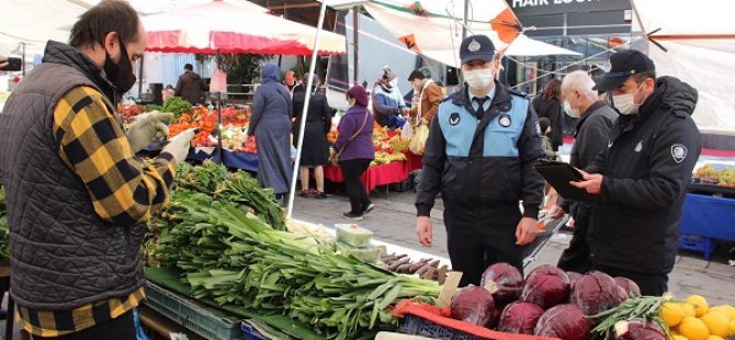 KARTAL BELEDİYESİ'NİN SEMT PAZARLARINDA HES KODU UYGULAMASI  SÜRÜYOR