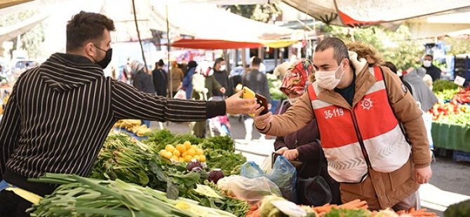 TUZLA İLÇE EMNİYET MÜDÜRLÜĞÜ'NDEN  SEMT PAZARLARINA SIKI DENETİM