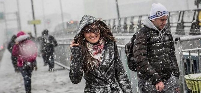 İSTANBUL'DA BEKLENEN KAR YAĞIŞI BAŞLADI