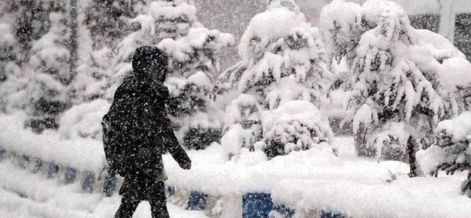 METEOROLOJİ'DEN ŞİDDETLİ KAR UYARISI