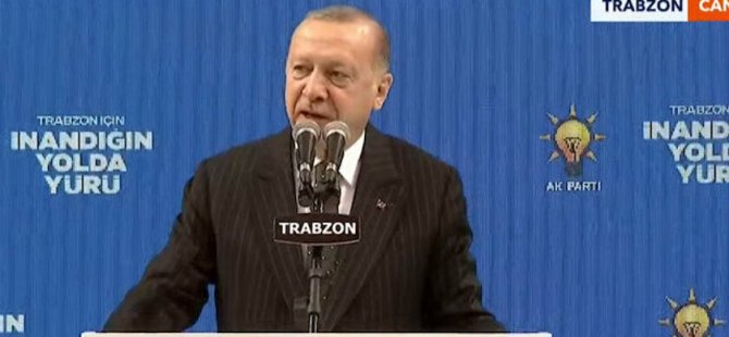 CUMHURBAŞKANI RECEP TAYYİP ERDOĞAN;'BU SON HADİSE GARA DÜŞTÜ İŞ BİTTİ '