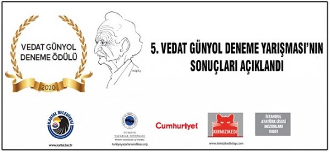 5.VEDAT GÜNYOL DENEME YARIŞMASI'NIN SONUÇLARI AÇIKLANDI