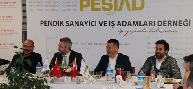 PESİAD BAŞKANI KADİR BAYRAM VE YÖNETİMİ YENİ ÜYELERLE BİR ARAYA GELDİ