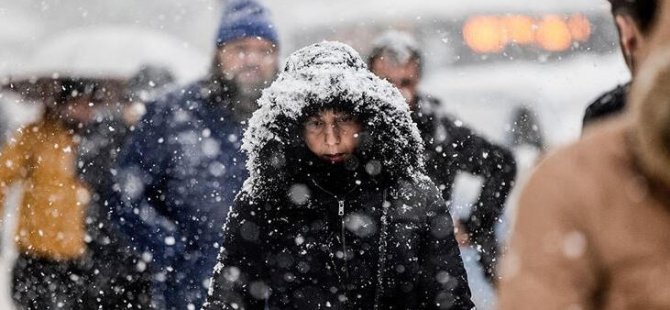 METEOROLOJİ'DEN  25 İLDE KAR YAĞIŞI UYARISI