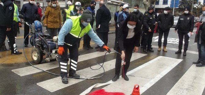 'YAYALAR KIRMIZI ÇİZGİMİZDİR' UYGULAMASI PENDİK'TE BAŞLADI