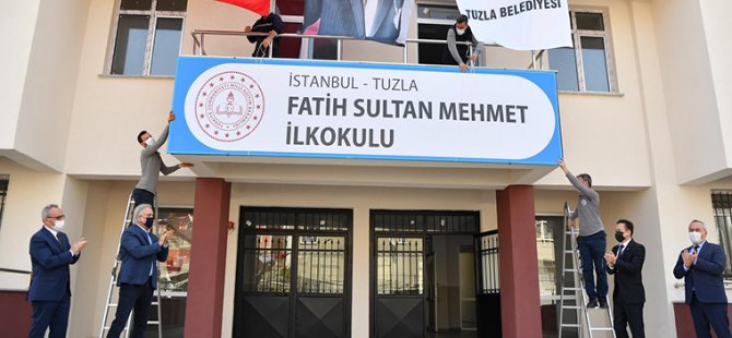 TUZLA'DA EĞİTİM YATIRIMLARI HIZ KESMEDEN DEVAM EDİYOR