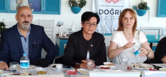 DOĞRU PARTİ KARTAL İLÇE BAŞKANI GÜLAY TURNA VE YÖNETİMİ YEREL BASINLA BULUŞTU