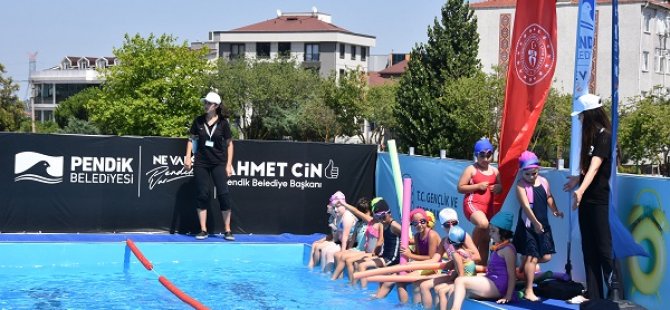 PENDİKTE YÜZME BİLMEYEN KALMAYACAK