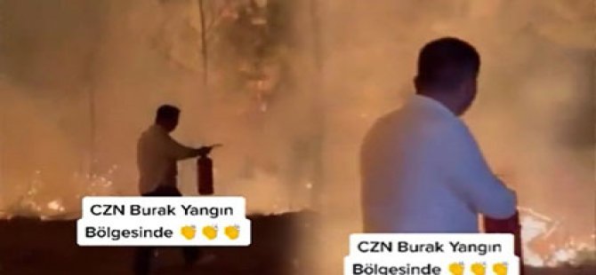 MEMLEKET YANGIN YERİNE DÖNERKEN '2CZN'' ŞOV PEŞİNE DÜŞTÜ