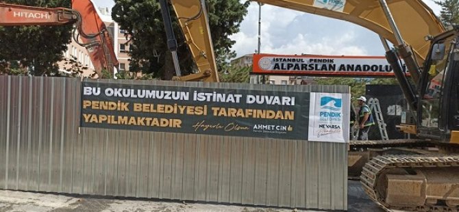 RİSKLİ OKUL DUVARLARI YENİLENİYOR