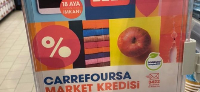 CARREFOURSA'NIN  18 AY TAKSİTLE ELMA SATIŞI SOSYAL MEDYADA TEPKİ ÇEKTİ