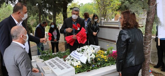 MERHUM CEMAL ŞAHAN VEFATININ 3. YILINDA MEZARI BAŞINDA ANILDI