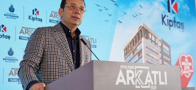 EKREM İMAMOĞLU PENDİK'TE KİPTAŞ ARKATLI EVLERİ'NİN TEMEL ATMA TÖRENİNE KATILDI