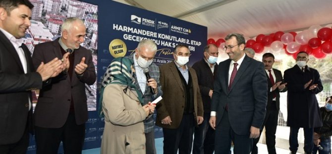 HARMANDERE 2. ETAP SOSYAL KONUTLARI HAK SAHİPLERİNE TESLİM EDİLDİ