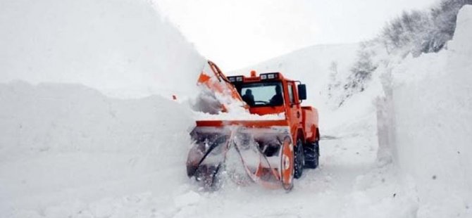 KAR YAĞIŞI NEDENİYLE ULAŞIMA KAPATILAN YOLLARIN LİSTESİ YAYIMLANDI