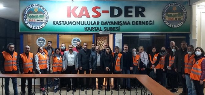 KARTAL BELEDİYESİ'NDEN KAS-DER'E ZİYARET