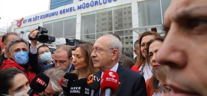 ET VE SÜT KURUMU'NDAN KILIÇDAROĞLU AÇIKLAMASI