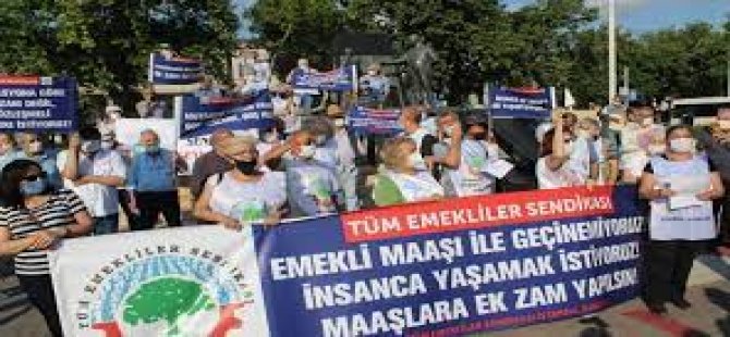 İNSANCA YAŞAM HAKKI İSTEYEN EMEKLİLER ANKARA YOLUNDA