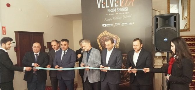 SANATTA KADİFEMSİ YOLCULUK VELVERT ART RESİM SERGİSİ PENDİK'TE AÇILDI