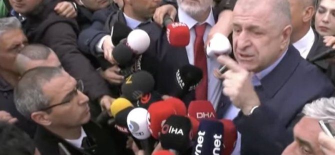 ZAFER PARTİSİ GENEL BAŞKANI ÜMİT ÖZDAĞ İÇİŞLERİ BAKANLIĞI ÖNÜNDE AÇIKLAMA YAPTI